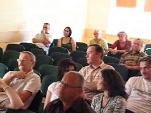 2009-08-09 zebranie wiejskie Wola Mielecka wojt kanalizacja