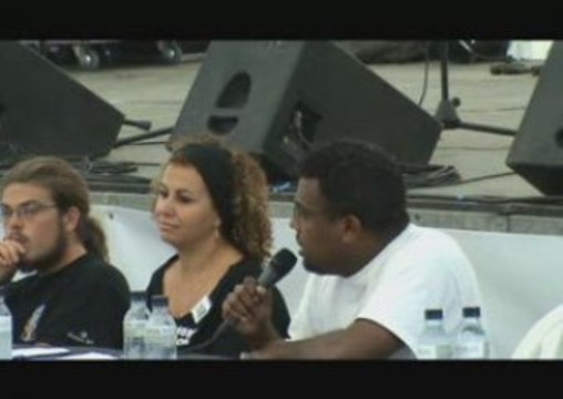 Intervention de l'USTKE aux Ghjurnate Internaziunale 2009