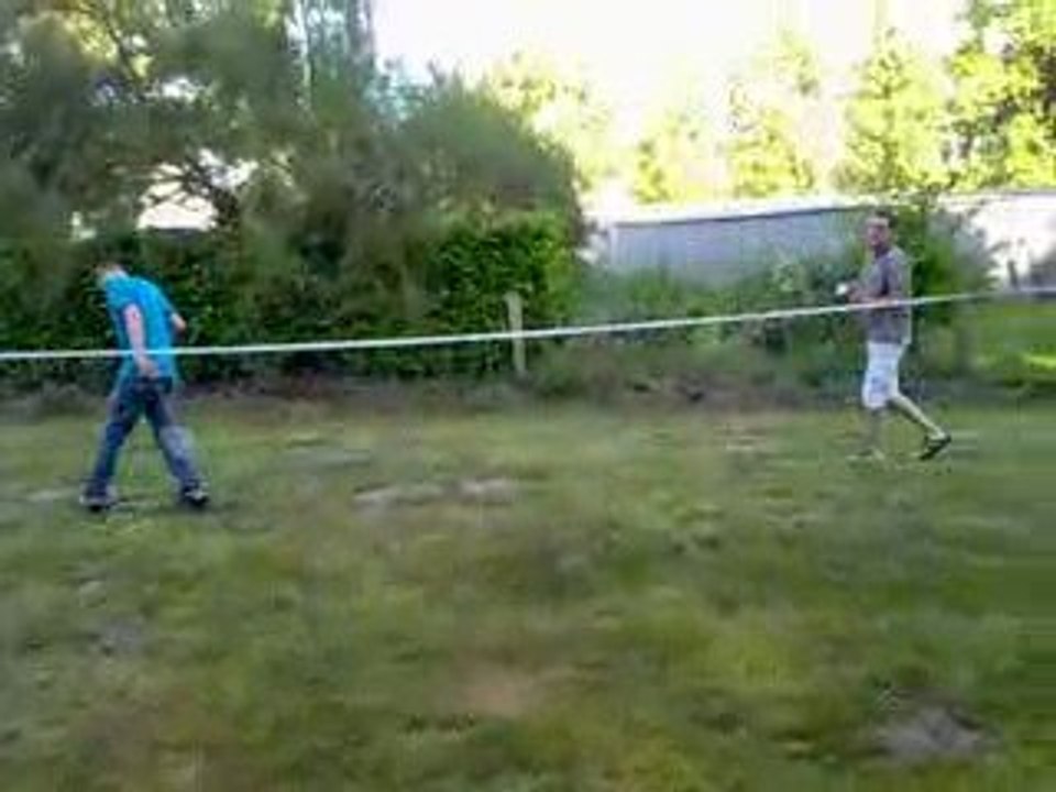 Savoir servir au badminton..... ou pas