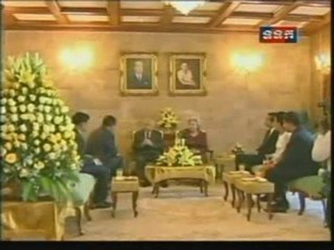 TVK Khmer News- 11 August 2009-4 Thea Banh Visit Somdach