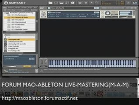 Kontakt 3 Experience library Motion @ Pads N.I DIDGUITARE