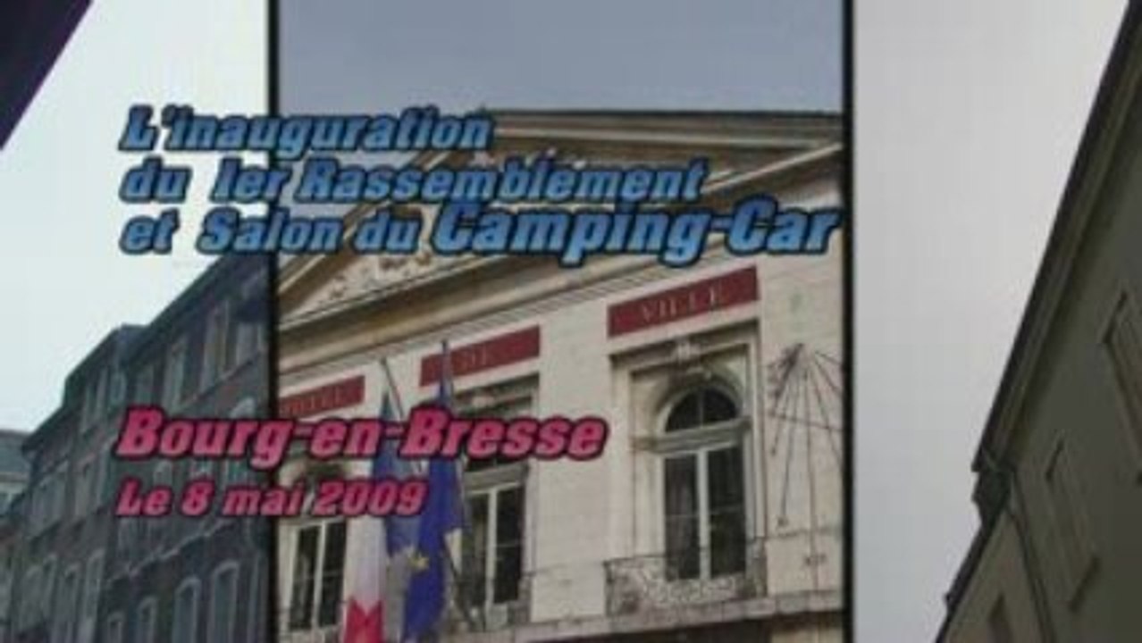 1er salon du camping car de Bourg en Bresse