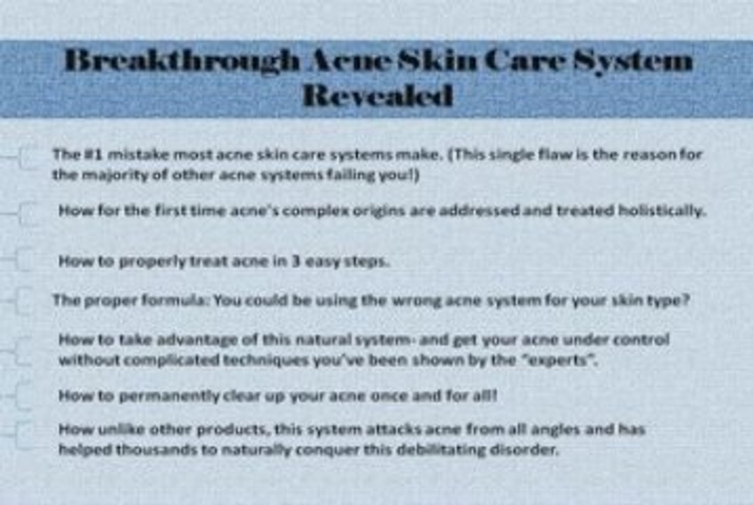 How To Get Rid Of Acne-The Best Acne Treatment