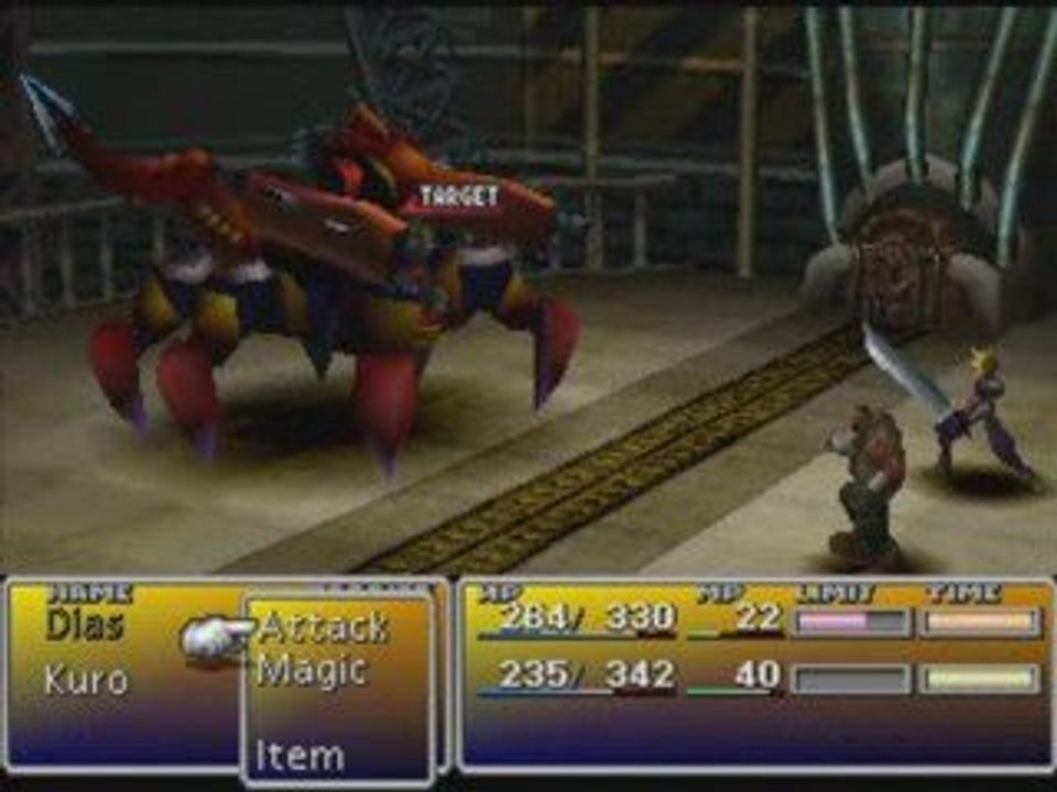 FF7 Hard : boss 1 Scorpion gardien