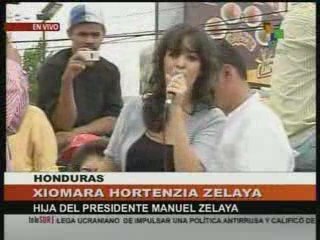 Xiomara Zelaya instó al pueblo a mantenerse unido