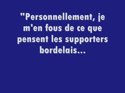 Chant bordelais contre Souleymane Diawara