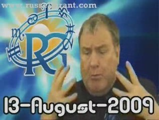 RussellGrant.com Video Horoscope Aries August Thursday 13th