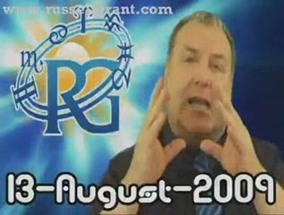 RussellGrant.com Video Horoscope Pisces August Thursday 13th