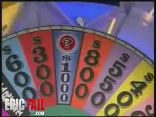 Wheel of Fortune Fail