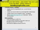 How to Buy Notes=>COACHING! Note Buying Profits.com