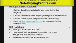 How to Buy Notes=>COACHING! Note Buying Profits.com