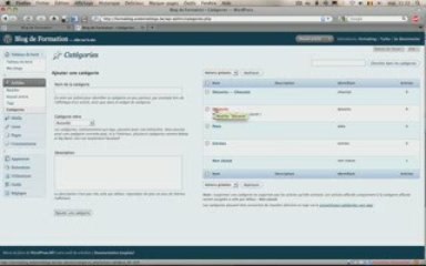 Gérer les catégories d'articles