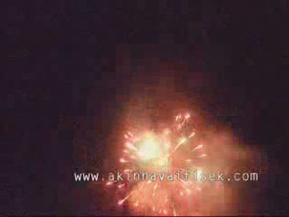 havaifişek gösterisi çırağan sarayı