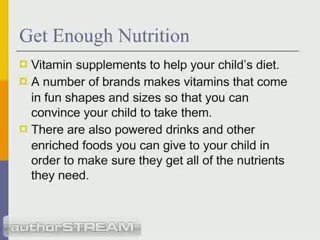 Children Health And Nutrition
