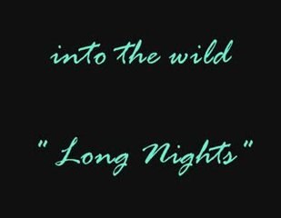 into the wild - long nights