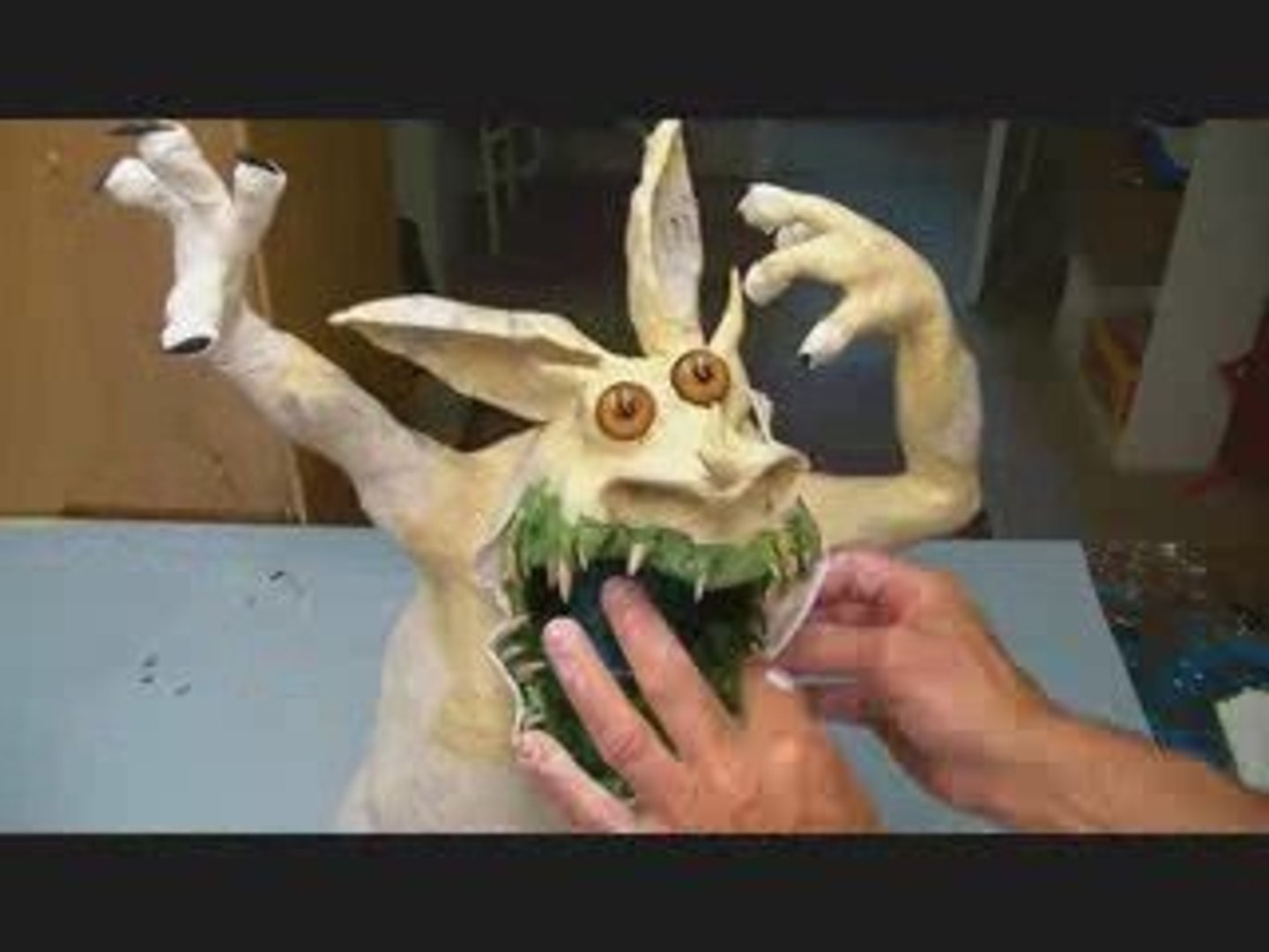 a faithful attempt: Papier Mache Monsters