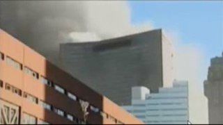 WTC 7 falls symetrically into its own footprint....