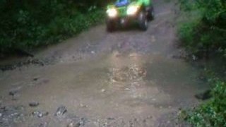 passage un peut mouiller en quad