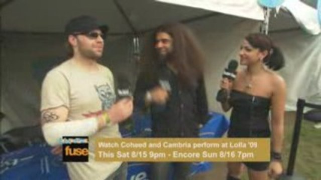 Fuse Interviews Coheed and Cambria at Lollapalooza 09