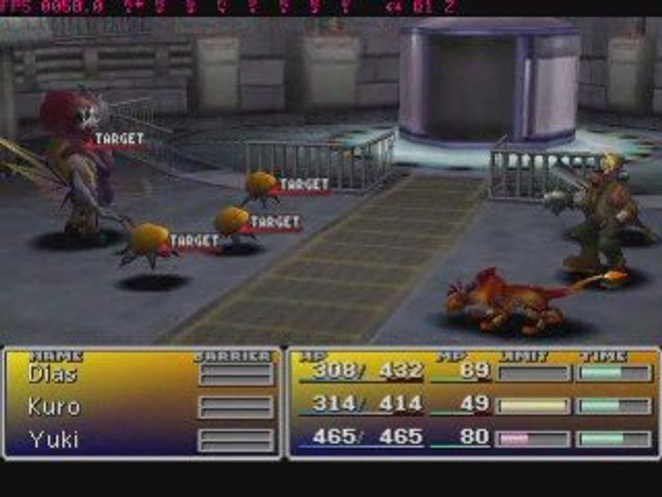 FF7 Hard : boss 5 Specimen H0512