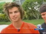 Green UFO Filmed Boca Raton Florida News Cast July Video