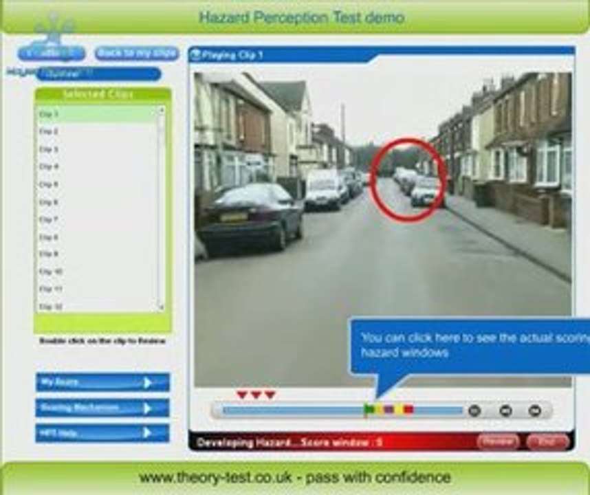FREE Driving Theory Test Online : Theory Test, Hazard Percep