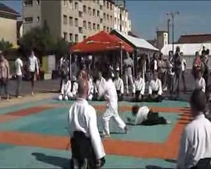 Clouange : Aïkido : démo des élèves de Franco Paddeu