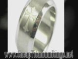 Affordable Celtic Titanium Ring and Brushed Titanium Rings