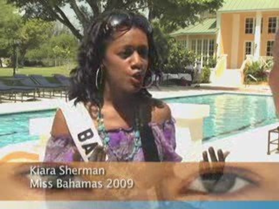 Miss Bahamas, Kiara Sherman Interview in Grand Bahama