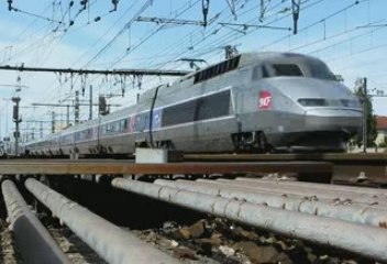 TGV 9247 à Bourg en Bresse