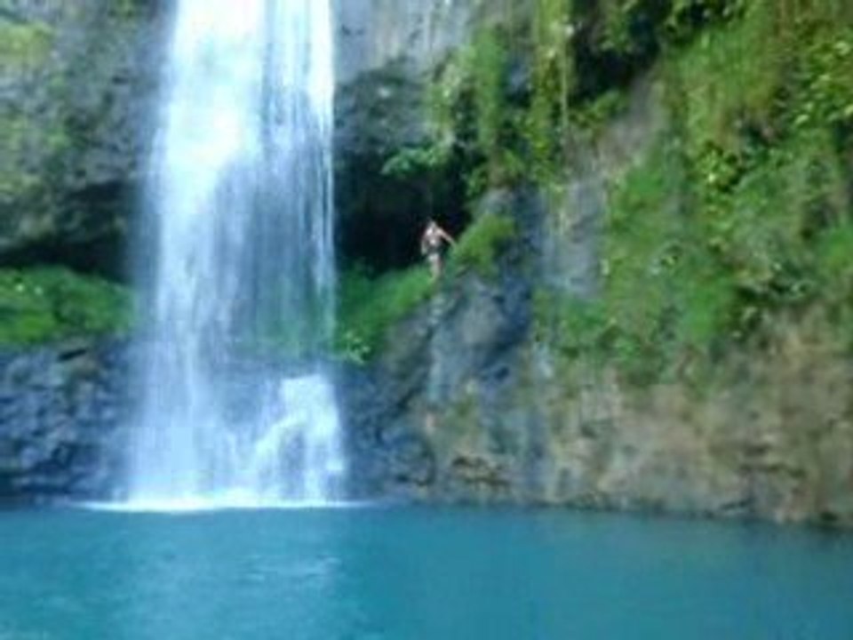 douche sous les tropiques !