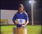 ronaldinho drum kick while playing bongos
