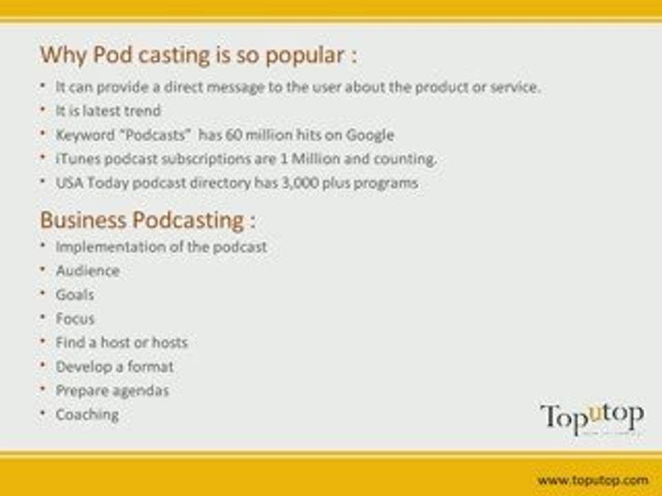 All about Podcasting