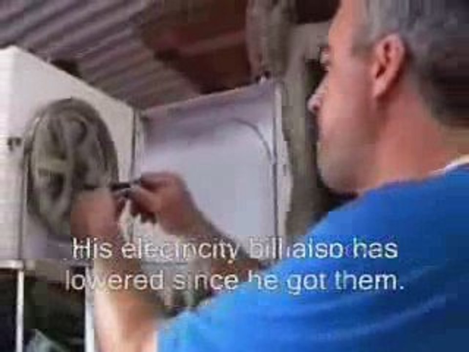 Une bouteille de 2 litres comme ampoule 50 watts.