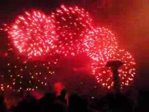 bouquet final feu d'artifice du 15 2009 aout plage de royan