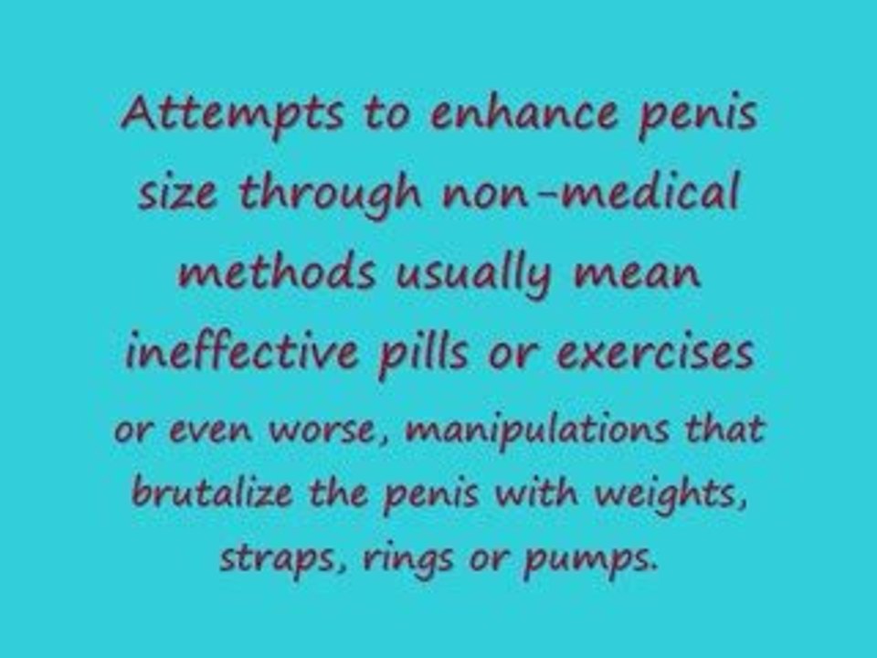 Male Penis Enhancement