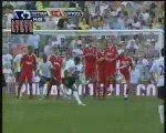 Tottenham Hotspur 2 - 1 Liverpool 16 August 2009 Gerrard