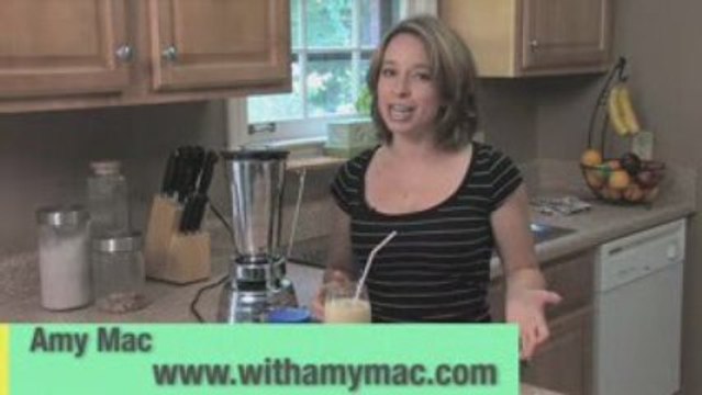 Healthier Peanut Butter Banana Shake