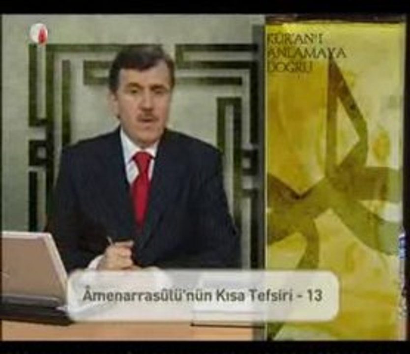 Amenerrasülü tefsiri 13