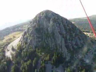 Le Gerbier de Jonc vu du ciel en ULM le 15 août 2009