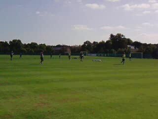Entrainement du Stade Rennais.