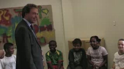 Luc Chatel - Visite du Centre de Loisir d'Alforville