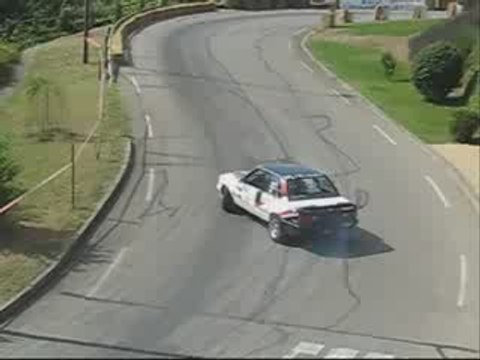 bmw 325 i glisse course de cote chateauneuf de galaure 2009