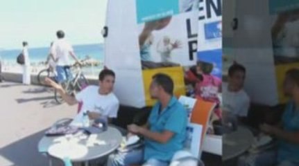 La caravane UMP à Nice et à Juan-Les-Pins !