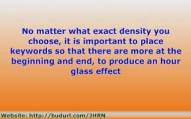 Making Money with Articles: What is Keyword Density?