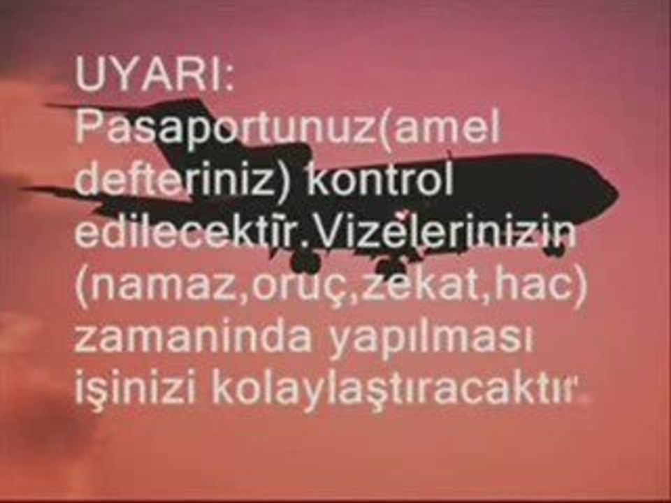 AHiReT HaVa YoLLaRı