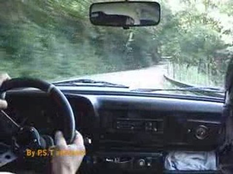 Montée Historique maquisard 2009 onboard ford escort mk2