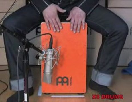 Meinl Cajon Orange Burl Collection Series