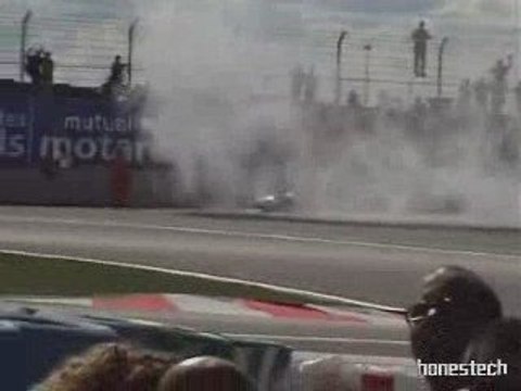 Moto qui s'enflamme en course au Bol d'or