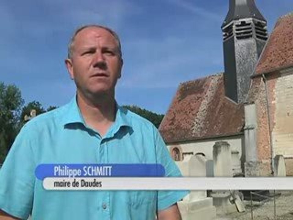 Appel aux dons pour restaurer l'église (Daudes)